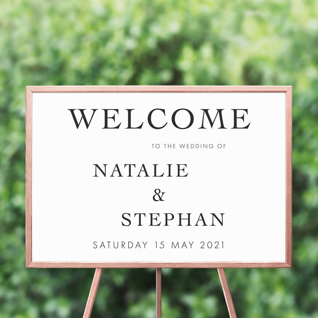 Simple Typography Welcome Sign – Emmy Designs